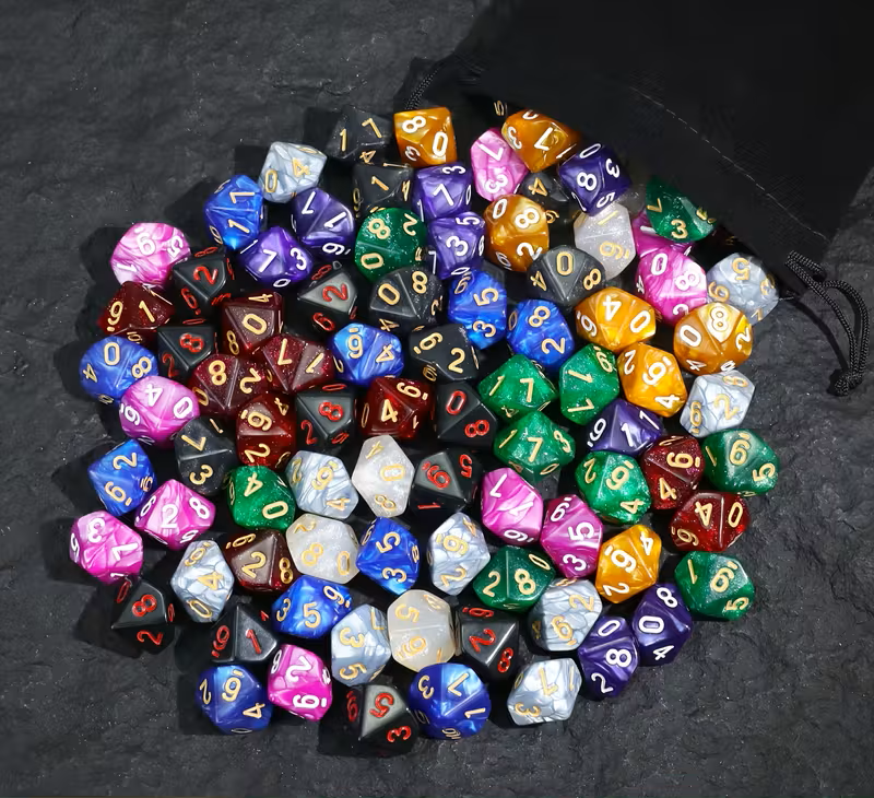 Dados Sueltos Granel Color al Azar