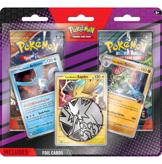 Cartas Pokemon Tcg - Zapdos Articuno Tyranitar Cards Ingles