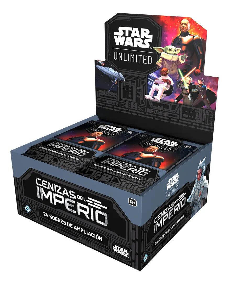 Star Wars Unlimited Ashes Of The Empire Booster Display