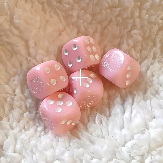Set de 10 Dados D6 14mm con Grabado Especial