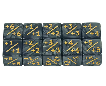 Set Pack 10 Dados D6 Contadores Magic Mtg Matematicas 16mm