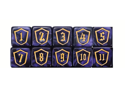 Set Contadores de Escudo 16mm MTG - (1-6 7-12)