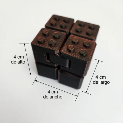 Cubo Infinito Descompresión. Sensorial Antiestrés Fidget Cubes