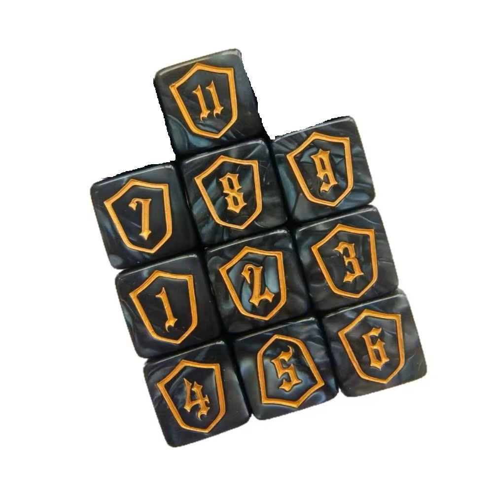 Set Contadores de Escudo 16mm MTG - (1-6 7-12)