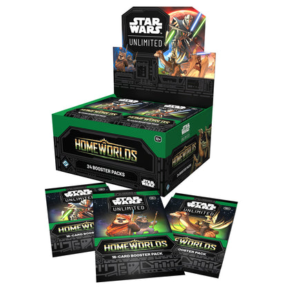 Star Wars Unlimited – Homeworlds Booster Display (Sobre)