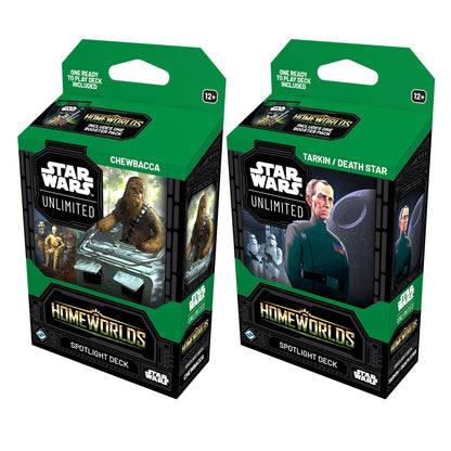 Star Wars Unlimited – Homeworlds Spotlight Deck Display