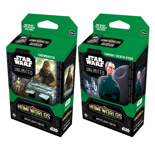 Star Wars Unlimited – Homeworlds Spotlight Deck Display