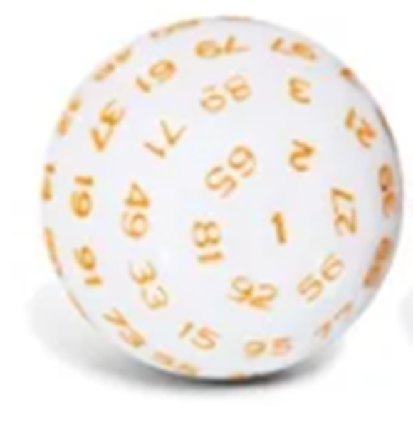 Dados Poliedricos 100 Lados D100 RPG Rol (49mm)