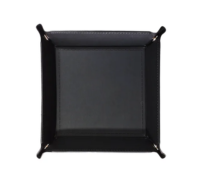 Bandeja Cuadrada Plegable para Dados de Rol – Ecocuero