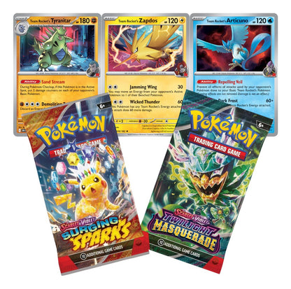Cartas Pokemon Tcg - Zapdos Articuno Tyranitar Cards Ingles