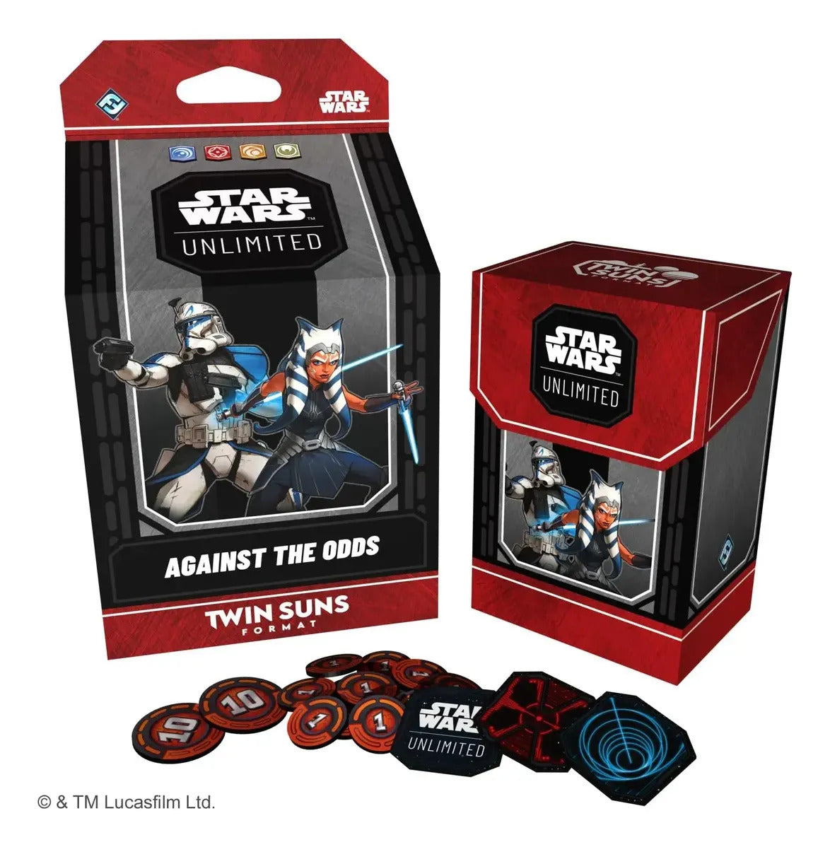 Star Wars: Unlimited Tcg Twin Suns Deck Display: 4 Mazos Mul