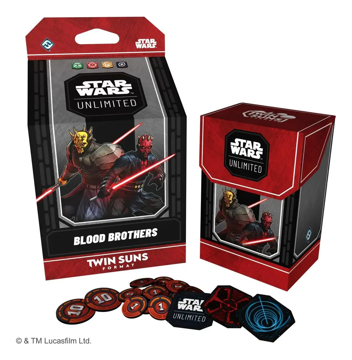 Star Wars: Unlimited Tcg Twin Suns Deck Display: 4 Mazos Mul