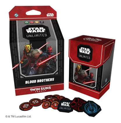 Star Wars: Unlimited Tcg Twin Suns Deck Display: 4 Mazos Mul