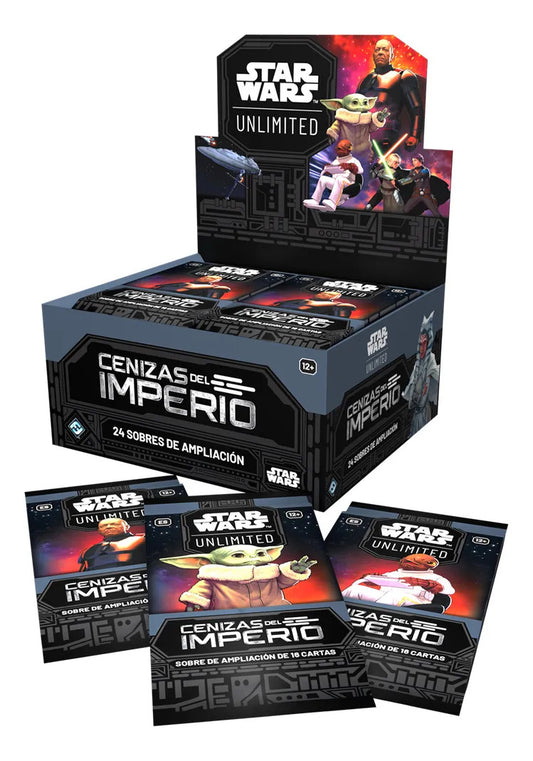 Star Wars Unlimited Ashes Of The Empire Booster Display