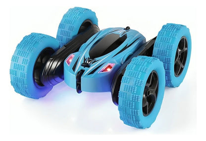 Auto Control Remoto Acrobatico Con Giro 360 Grados Azul
