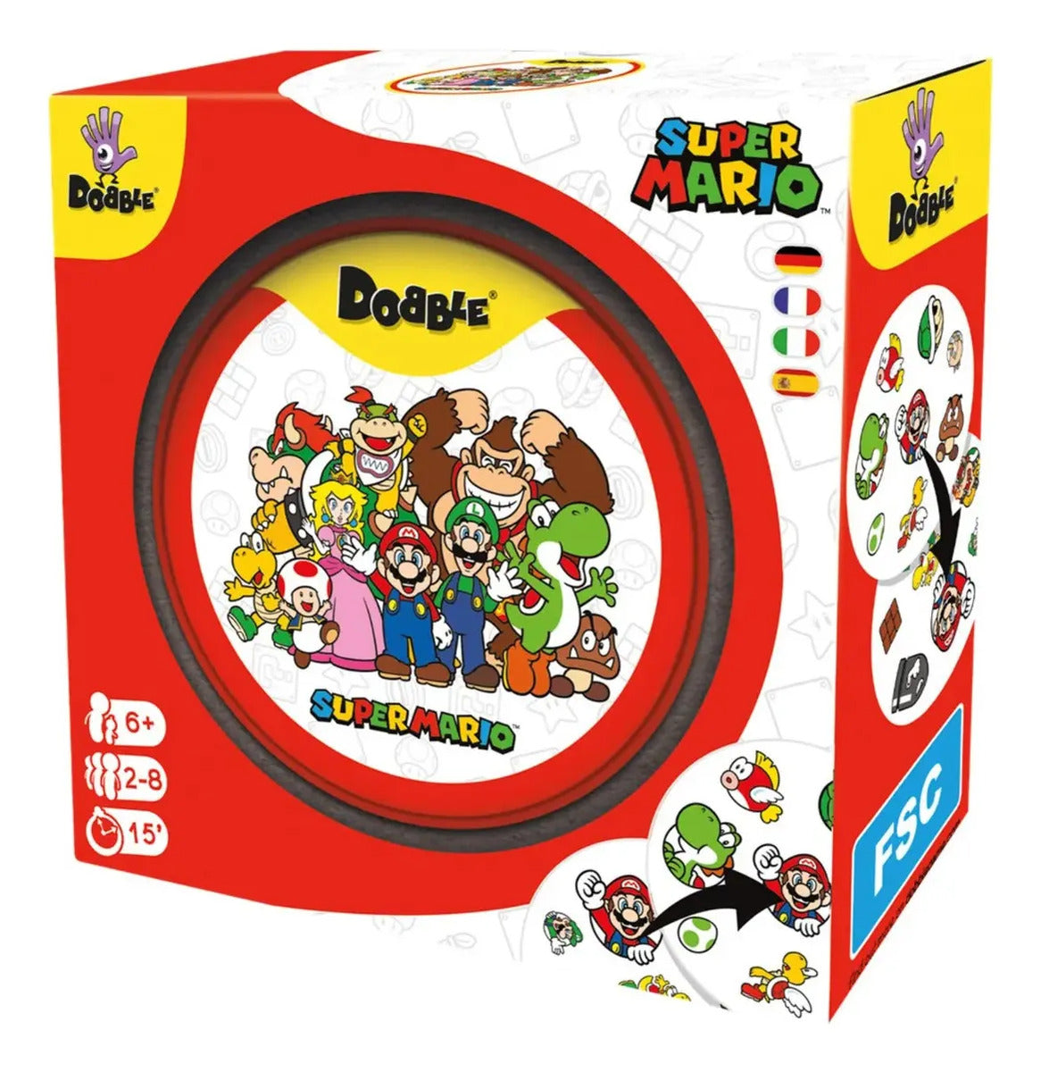 Dobble Super Mario Eco Slave Juego De Mesa Español