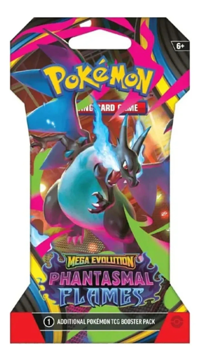 Sobre Pokémon Mega Evolution Phantasmal Flames Español TCG