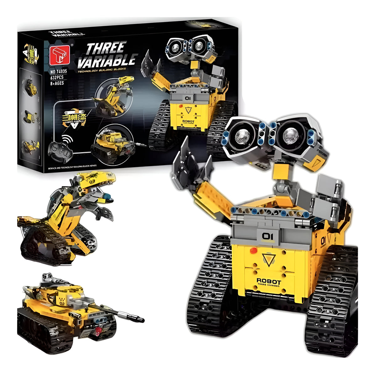 Robot Interactivo Construible Diy Con Control Remoto 3 En 1