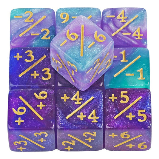 Set Pack 10 Dados D6 Contadores Magic Mtg Matematicas 16mm