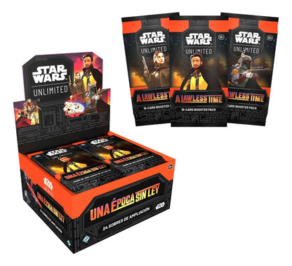 Star Wars Unlimited A Lawless Time Booster Display Inglés
