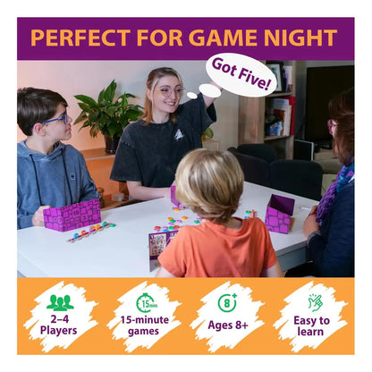 Got Five! Puzzle Estratégico Numérico Para 2-4 Jugadores