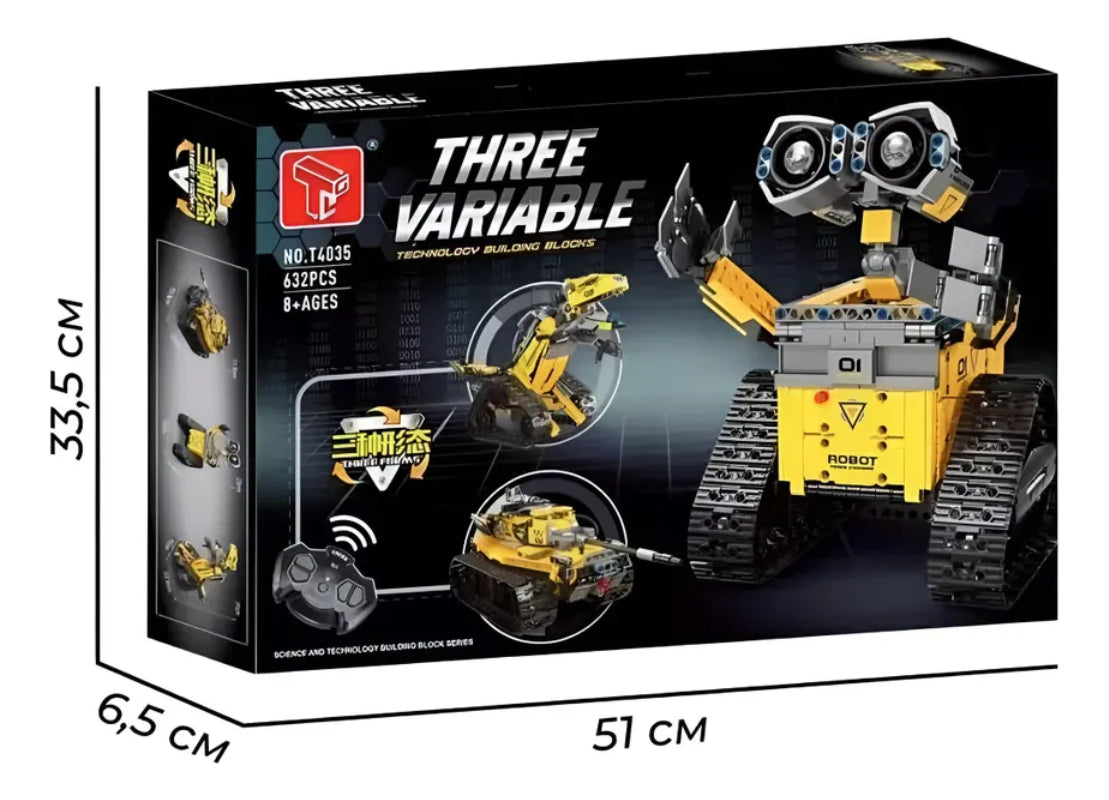 Robot Interactivo Construible Diy Con Control Remoto 3 En 1