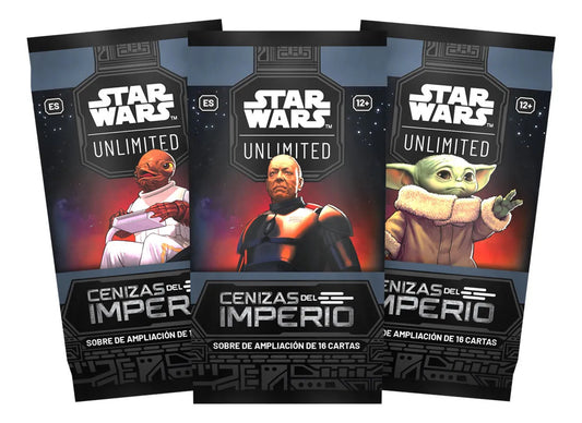 Star Wars Unlimited Ashes Of The Empire Booster Display