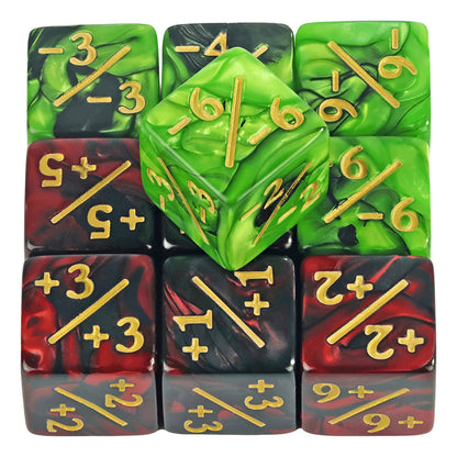 Set Pack 10 Dados D6 Contadores Magic Mtg Matematicas 16mm