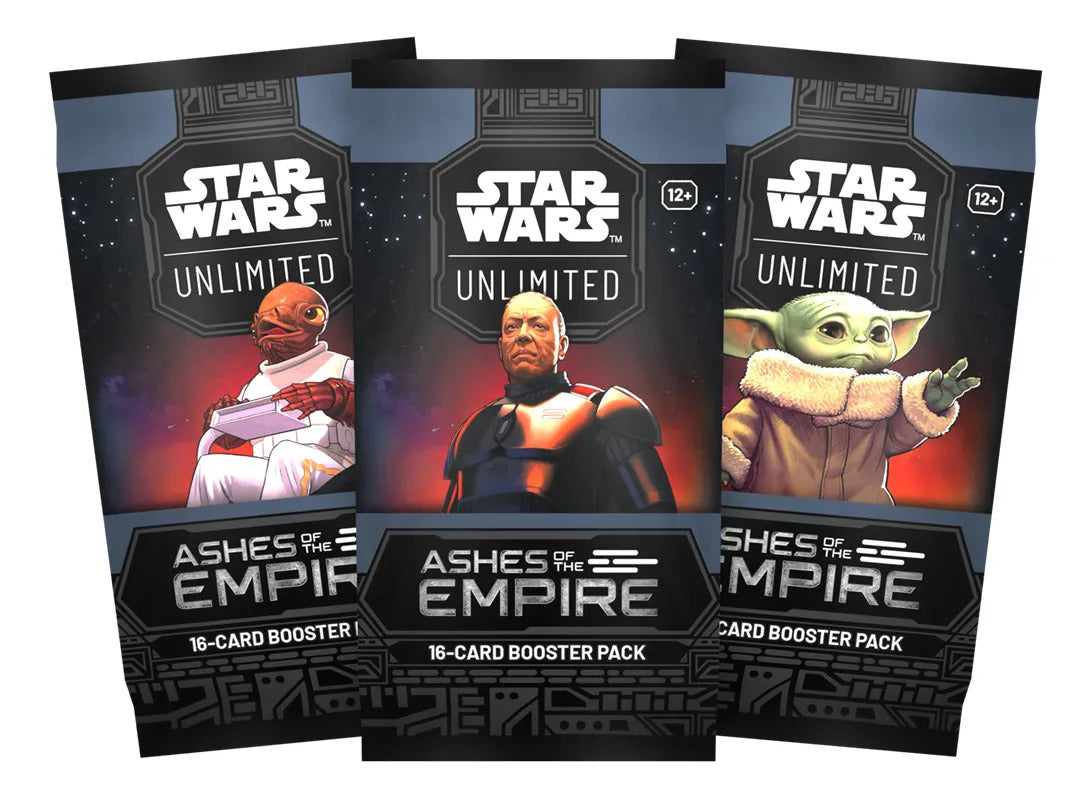 Star Wars Unlimited Ashes Of The Empire Booster Display