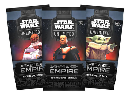 Star Wars Unlimited Ashes Of The Empire Booster Display