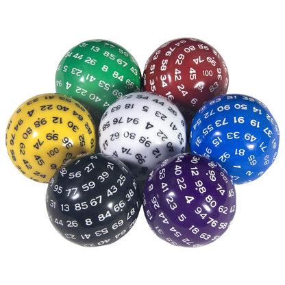 Dados Poliedricos 100 Lados D100 RPG Rol (49mm)