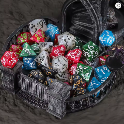 Set 7 Dados Poliédricos de Sakura - Flor de Ciruelo RPG DnD