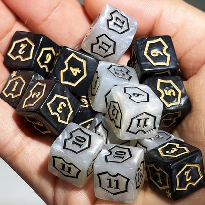 Set Contadores de Escudo 16mm MTG - (1-6 7-12)