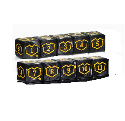 Set Pack 10 Dados D6 Contadores Magic Mtg Matematicas 16mm