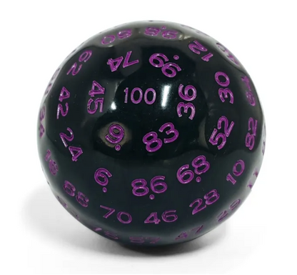 Dados Poliedricos 100 Lados D100 RPG Rol (49mm)